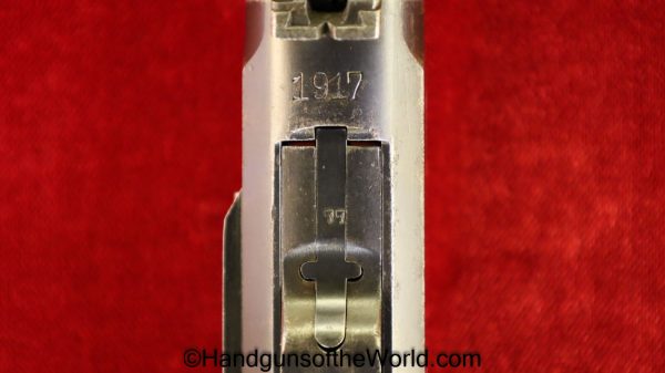 Luger LP.08, DWM 1917 Artillery, 9mm, German WWI Issue with an Original Stock - Image 30