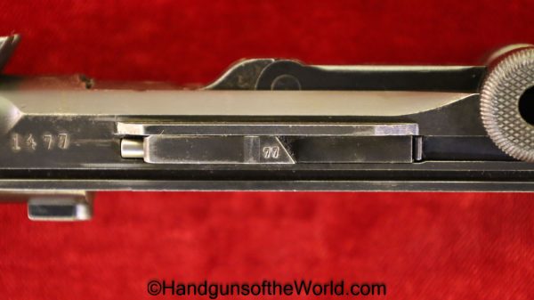 Luger LP.08, DWM 1917 Artillery, 9mm, German WWI Issue with an Original Stock - Image 31