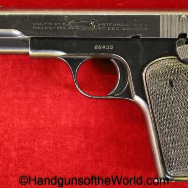 Colt, 1908, .380, Shanghai Municipal Police, Handgun, Pistol, C&R, Collectible, China, Chinese, Shanghai, 380, acp, auto, Pocket, Hammerless, Model, Police