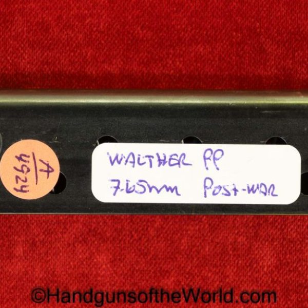 Walther, PP, 7.65mm, Magazine, Clip, Mag, Original, Collectible, Handgun, Pistol, Hand gun, Post War, Post-War, 7.65, 32, .32, acp, auto, German, Germany