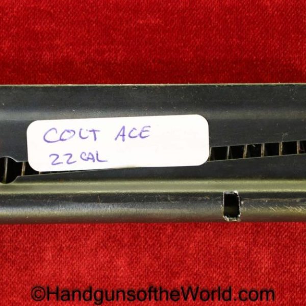 Colt, Ace, .22, Magazine, Clip, Mag, Original, Collectible, zinc, 22, .22lr, 22lr, Handgun, Pistol, Hand gun, 1911, 1911A1, Service, USA, American, America