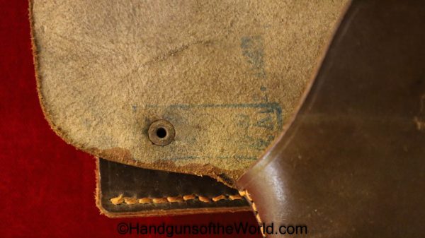 FN Browning 1922 Theuermann Drop Pattern Holster German WWII Issue Dated 1943 - Image 9