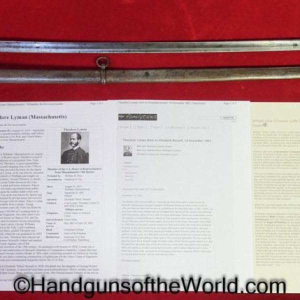 Wilkinson, Dress, Sword, With Lord Castlecuffe Provenance, Original, Collectible, British, English, 1862, Lord, Castlecuffe, England, Britain, United Kingdom