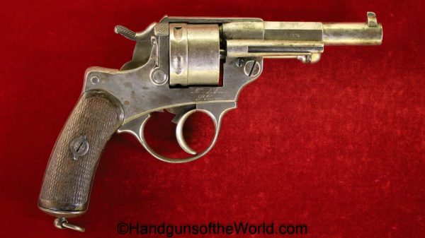 French, 1873, Revolver, 11mm, Dated, 1876, France, Handgun, Antique, Non FFL, Non-FFL, Model, Hand gun, Service, Service Revolver, WWI, WW1