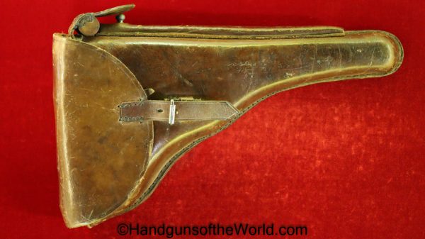 Luger, P.08, Navy, Holster, brown, leather, 6" barrel, F.J.Daniel/IB, LZA-H-Strassburg, Original, Collectible, WWI, WW1, German, Germany, P.04, P04, P 04