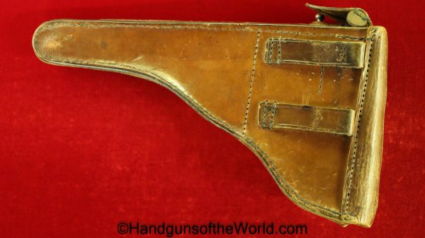 Luger, P.08, Navy, Holster, brown, leather, 6" barrel, F.J.Daniel/IB, LZA-H-Strassburg, Original, Collectible, WWI, WW1, German, Germany, P.04, P04, P 04