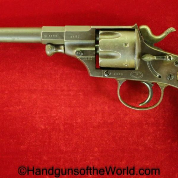 Reich Revolver, Model 1879, 10.6mm, Unit Marked, German, Germany, 1882, Handgun, Revolver, Antique, Reich, Reichs, Model, 1879, 10.6, Reichs Revolver