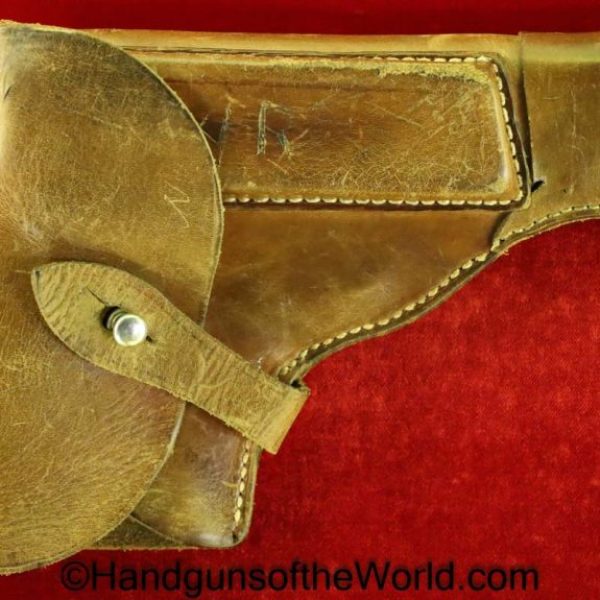 Radom, P-35, VIS, Holster, WWII, Era, Original, Collectible, Brown, leather, P35, P.35, P 35, German, Germany, WW2, Handgun, Pistol, Hand gun