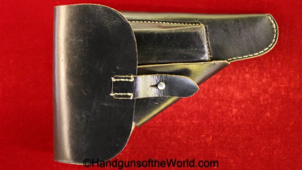 Walther, P-38, Holster, GXY, 1944, Mint, black, leather, breakaway, Original, Collectible, German, Germany, Handgun, Pistol, WWII, WW2, Break away