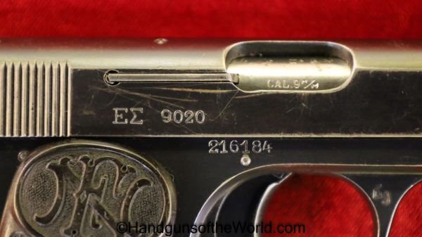 FN, Browning, 1922, .380, Greek, Contract, Matching Magazine, Matching Mag, Matching Clip, Greece, Handgun, Pistol, C&R, Collectible, Belgian, Belgium