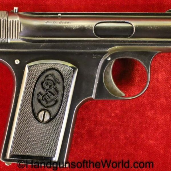 Sauer, 1913, 6.35mm, PDM, Munich, Police, 1919, German, Germany, Handgun, Pistol, C&R, Collectible, VP, Vest Pocket, 6.35, 25, .25, acp, auto, Hand gun