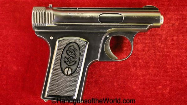 Sauer, 1913, 6.35mm, PDM, Munich, Police, 1919, German, Germany, Handgun, Pistol, C&R, Collectible, VP, Vest Pocket, 6.35, 25, .25, acp, auto, Hand gun