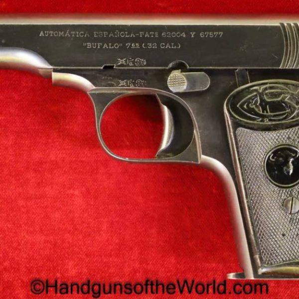 Gabilondo & Cie, Bufalo, .32acp, Made in Spain, Spain, Spanish, Handgun, Pistol, C&R, Collectible, Pocket, 32, .32, acp, auto, 7.65, 7.65mm, Llama