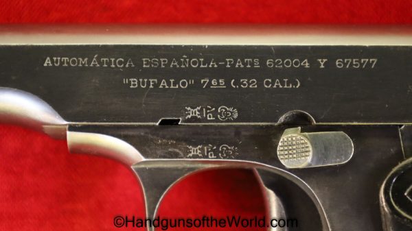 Gabilondo & Cie, Bufalo, .32acp, Made in Spain, Spain, Spanish, Handgun, Pistol, C&R, Collectible, Pocket, 32, .32, acp, auto, 7.65, 7.65mm, Llama