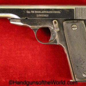 Orbea Longines, 7.65mm, Made in Spain, Spain, Spanish, Orbea, Longines, Handgun, Pistol, C&R, Collectible, Pocket, 32, .32, acp, auto, 7.65, Hand gun