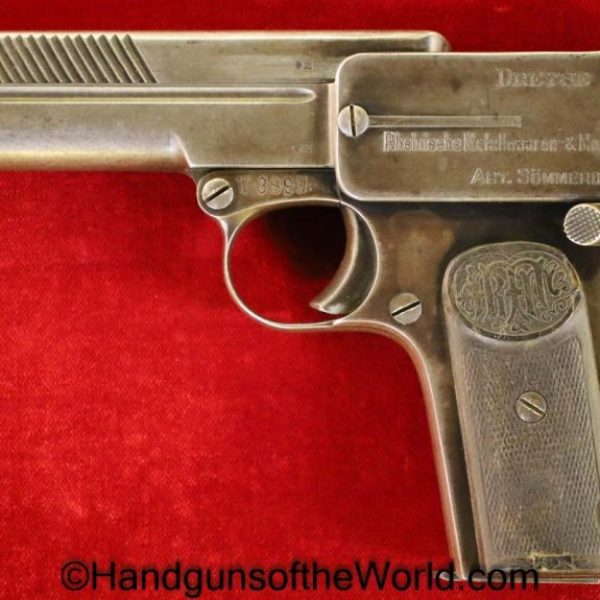 Dreyse, 1907, 7.65mm, Czech, Military, Proofed, 1922, Unit Marked, Handgun, Pistol, C&R, Collectible, German, Germany, Czechoslovakia, Pocket, 32, .32, acp