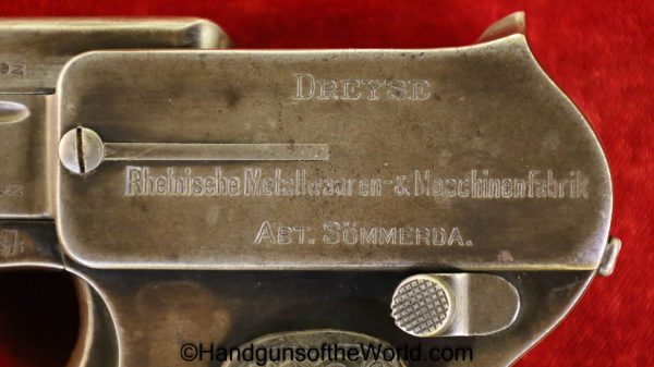Dreyse, 1907, 7.65mm, Czech, Military, Proofed, 1922, Unit Marked, Handgun, Pistol, C&R, Collectible, German, Germany, Czechoslovakia, Pocket, 32, .32, acp