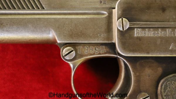 Dreyse, 1907, 7.65mm, Czech, Military, Proofed, 1922, Unit Marked, Handgun, Pistol, C&R, Collectible, German, Germany, Czechoslovakia, Pocket, 32, .32, acp