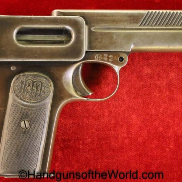 Dreyse, 1907, 7.65mm, Czech, Military, Proofed, 1922, Unit Marked, Handgun, Pistol, C&R, Collectible, German, Germany, Czechoslovakia, Pocket, 32, .32, acp