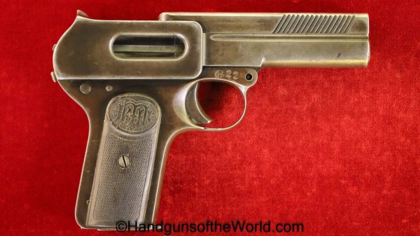 Dreyse, 1907, 7.65mm, Czech, Military, Proofed, 1922, Unit Marked, Handgun, Pistol, C&R, Collectible, German, Germany, Czechoslovakia, Pocket, 32, .32, acp
