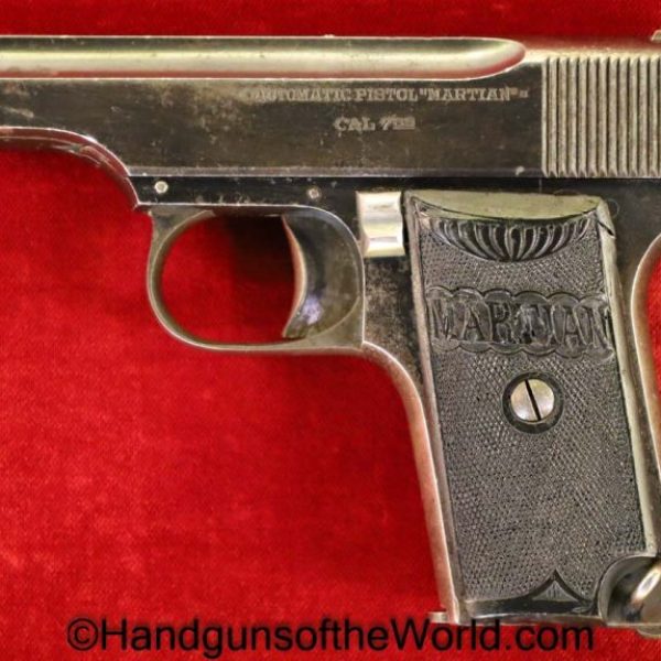 Bascaran Martian, 7.65mm, Police Marked, Out of this World, Police, Marked, Martian, Bascaran, Spain, Spanish, Handgun, Pistol, C&R, Collectible, 32, .32