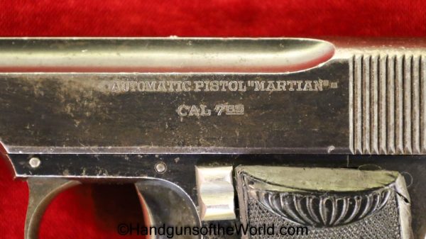 Bascaran Martian, 7.65mm, Police Marked, Out of this World, Police, Marked, Martian, Bascaran, Spain, Spanish, Handgun, Pistol, C&R, Collectible, 32, .32