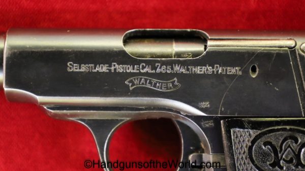 Walther, Model 4, 7.65mm, British Proofed, German, Germany, Handgun, Pistol, C&R, Collectible, British, Proofed, English, 32, .32, acp, auto, 7.65