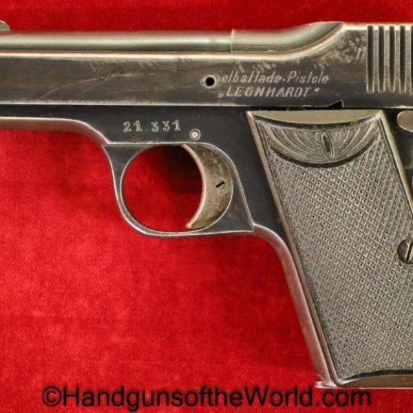 Leonhardt, Pocket, 7.65mm, German, Germany, Handgun, Pistol, C&R, Collectible, 7.65, 32, .32, acp, auto, Hand gun, Beholla, Stenda, Menta