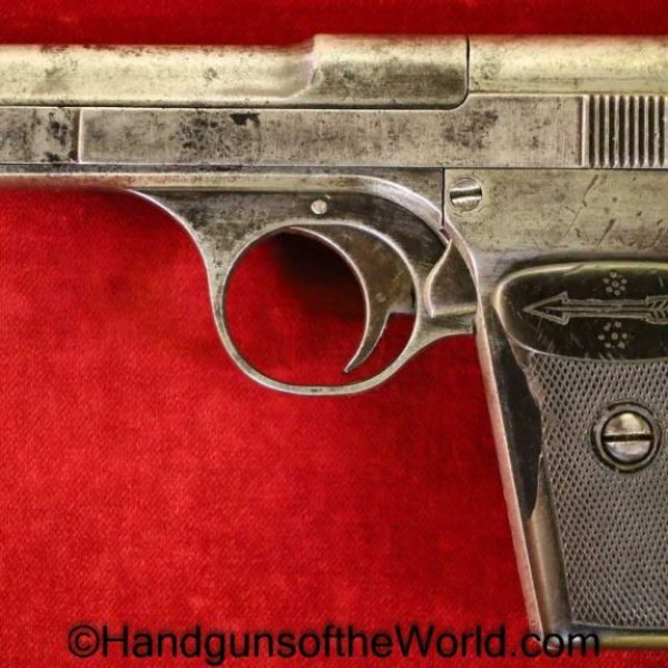 Bernardon Martin, 1907, 7.65mm, Siamese Proofed, Siam Siamese, Thai, Thailand, France, French, Handgun, Pistol, C&R, Collectible, 32, .32, acp, auto