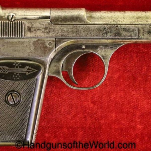 Bernardon Martin, 1907, 7.65mm, Siamese Proofed, Siam Siamese, Thai, Thailand, France, French, Handgun, Pistol, C&R, Collectible, 32, .32, acp, auto