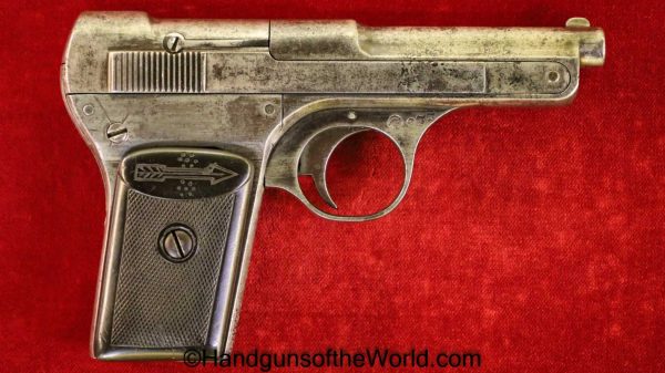 Bernardon Martin, 1907, 7.65mm, Siamese Proofed, Siam Siamese, Thai, Thailand, France, French, Handgun, Pistol, C&R, Collectible, 32, .32, acp, auto