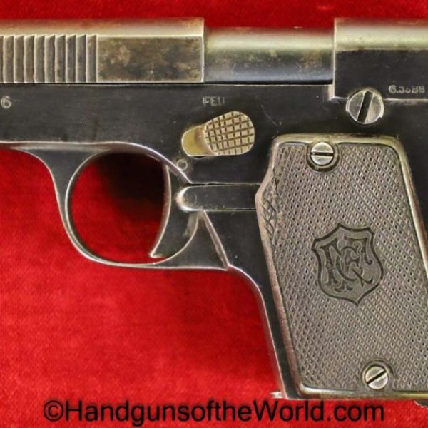 Francotte, Model 2, 6.35mm, Belgian, Belgium, Handgun, Pistol, C&R, Collectible, VP, Vest Pocket, Model II, 25, .25, acp, auto, 6.35, Model, II, 2