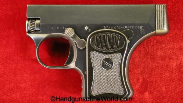 Mann, WT 1921, 6.35mm, Tiny, Vest Pocket, VP, German, Germany, Handgun, Pistol, C&R, Collectible, WT-1921, WT1921, 1921, WT, 25, .25, acp, auto, 6.35