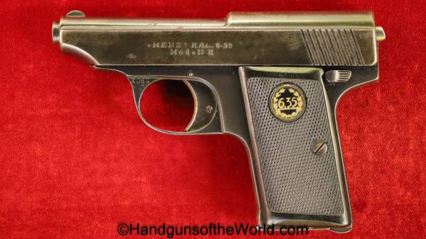 Menz, Model II, 6.35mm, German, Germany, Handgun, Pistol, C&R, Collectible, VP, Vest Pocket, Model 2, 6.35, 25, .25, acp, auto, Model, 2, II, Hand gun