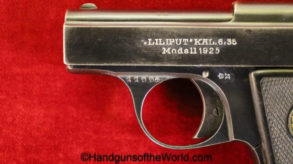 Menz, Liliput, Model 1925, 6.35mm, 1925, German, Germany, Handgun, Pistol, C&R, Collectible, VP, Vest Pocket, 6.35, 25, .25, acp, auto, Hand gun