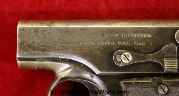 L&J Warnant, Pist. Auto, 6.35mm, Oddity, Warnant, Handgun, Pistol, C&R, Collectible, Belgian, Belgium, VP, Vest Pocket, 6.35, .25, acp, 25, auto