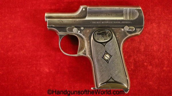 Gaspar Arizaga, Express, 6.35mm, Single Extractor, Handgun, Pistol, C&R, Collectible, Spain, Spanish, VP, Vest Pocket, 6.35, 25, .25, acp, auto, Hand gun