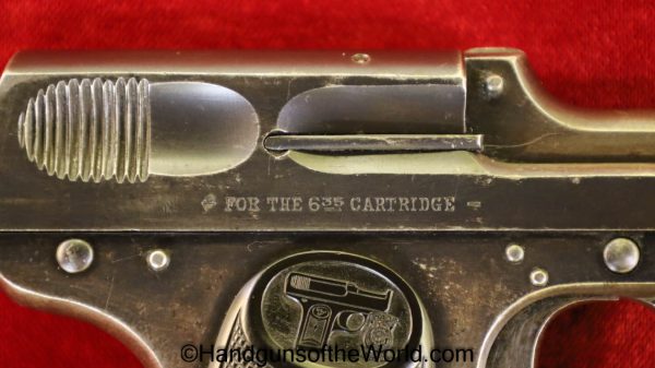 Gaspar Arizaga, Express, 6.35mm, Single Extractor, Handgun, Pistol, C&R, Collectible, Spain, Spanish, VP, Vest Pocket, 6.35, 25, .25, acp, auto, Hand gun