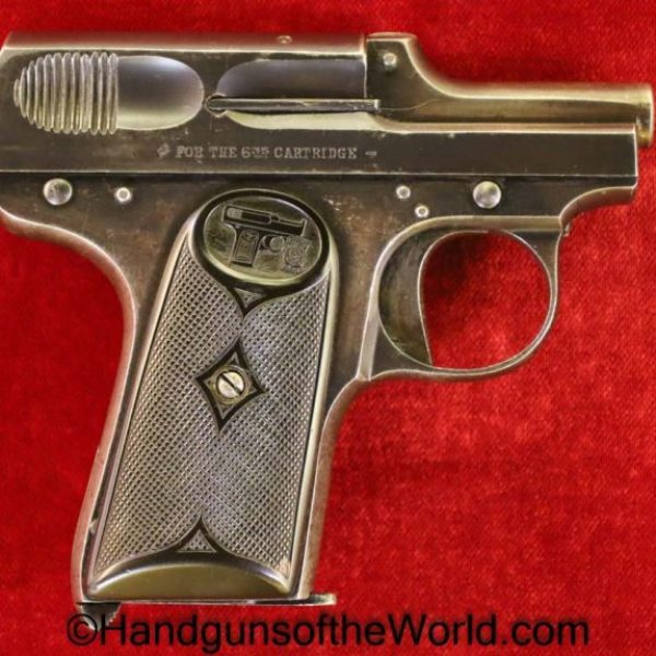 Gaspar Arizaga, Express, 6.35mm, Single Extractor, Handgun, Pistol, C&R, Collectible, Spain, Spanish, VP, Vest Pocket, 6.35, 25, .25, acp, auto, Hand gun