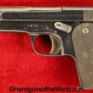 Hijos de Calixto Arrizabalaga, Model 1919, Sharp Shooter, 6.35mm, Handgun, Pistol, C&R, Collectible, VP, Vest Pocket, Spain, Spanish, 1919, 6.35, 25, .25