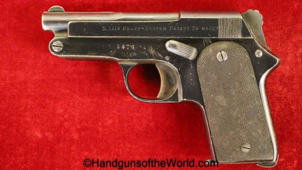 Hijos de Calixto Arrizabalaga, Model 1919, Sharp Shooter, 6.35mm, Handgun, Pistol, C&R, Collectible, VP, Vest Pocket, Spain, Spanish, 1919, 6.35, 25, .25