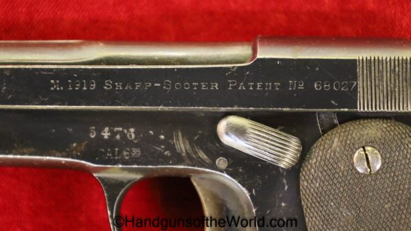 Hijos de Calixto Arrizabalaga, Model 1919, Sharp Shooter, 6.35mm, Handgun, Pistol, C&R, Collectible, VP, Vest Pocket, Spain, Spanish, 1919, 6.35, 25, .25