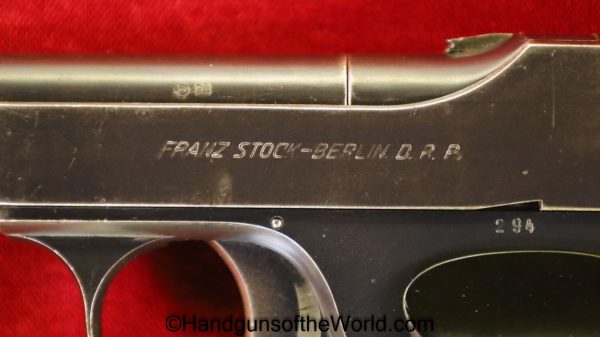 Franz Stock, Target, Model, .22lr, 7 1/2" Barrel, Stock, Franz, German, Germany, Handgun, Pistol, C&R, Collectible, 22, .22, 22lr, 7.5, Inch, Barrel