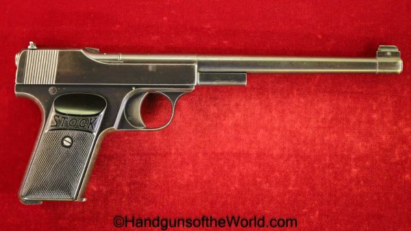 Franz Stock, Target, Model, .22lr, 7 1/2" Barrel, Stock, Franz, German, Germany, Handgun, Pistol, C&R, Collectible, 22, .22, 22lr, 7.5, Inch, Barrel