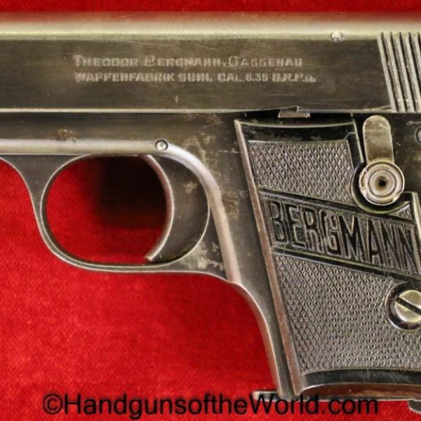 Bergmann, Model 2, 6.35mm, Germany, German, Handgun, Pistol, C&R, Collectible, VP, Vest Pocket, Model II, 25, .25, acp, auto, 6.35, Lignose, Model, 2, II