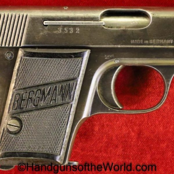 Bergmann, Model 2, 6.35mm, Germany, German, Handgun, Pistol, C&R, Collectible, VP, Vest Pocket, Model II, 25, .25, acp, auto, 6.35, Lignose, Model, 2, II