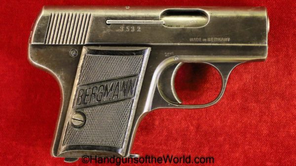 Bergmann, Model 2, 6.35mm, Germany, German, Handgun, Pistol, C&R, Collectible, VP, Vest Pocket, Model II, 25, .25, acp, auto, 6.35, Lignose, Model, 2, II