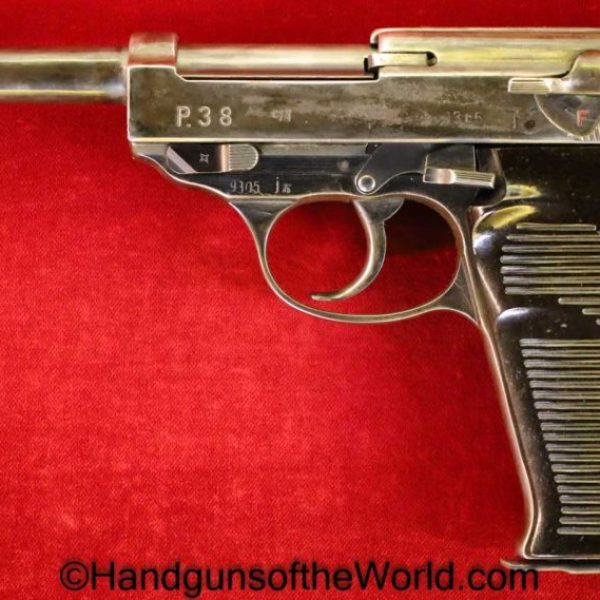 Walther, P-38, Spreewerk, CYQ, 9mm, German, WWII, WW2, Germany, Handgun, Pistol, C&R, Collectible, P38, P.38, P 38, Shooter Grade, Shooter, Grade