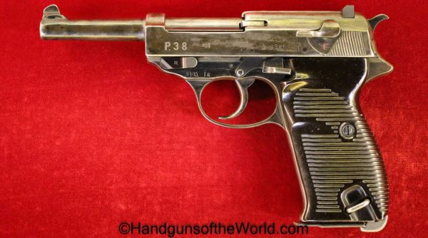 Walther, P-38, Spreewerk, CYQ, 9mm, German, WWII, WW2, Germany, Handgun, Pistol, C&R, Collectible, P38, P.38, P 38, Shooter Grade, Shooter, Grade