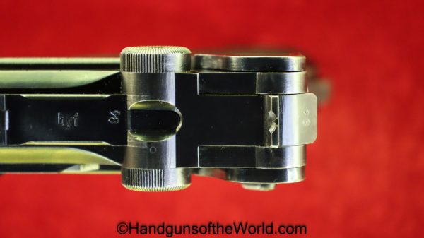 Luger P.08, BYF41 Mauser, 9mm, German WWII Issue Black Widow - Image 11